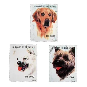 تمبر یادگاری طرح حیوانات مدل DOGS کد D-608 مجموعه 3 عددی