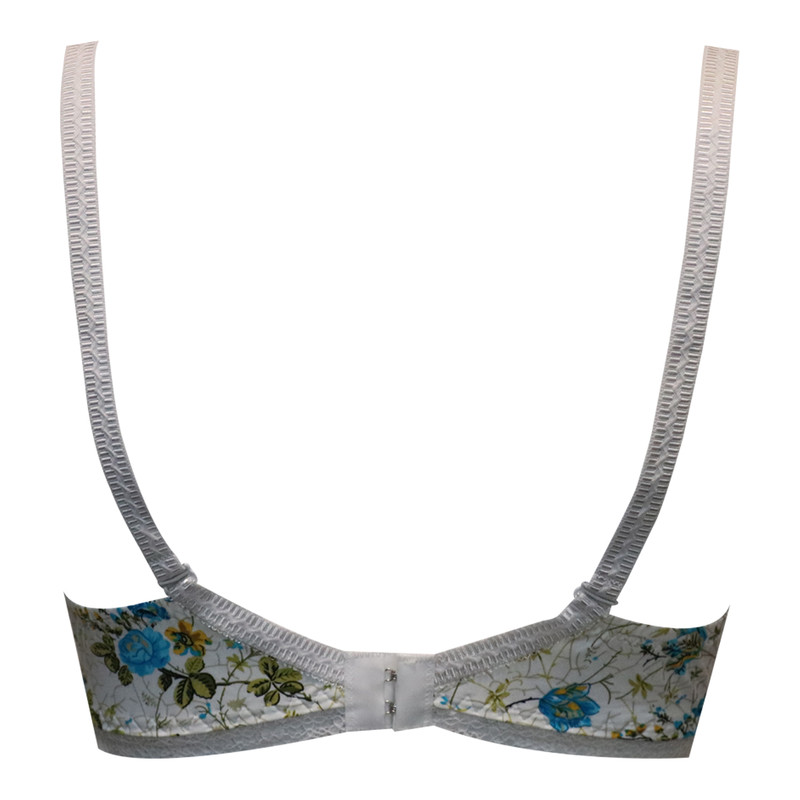 ست سوتین و شورت زنانه پانیذ مدل اسفنجی گلدار کد C-007