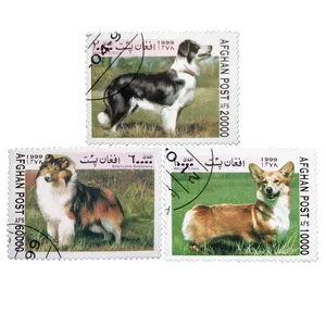 تمبر یادگاری طرح حیوانات مدل DOGS کد D-610 مجموعه 3 عددی