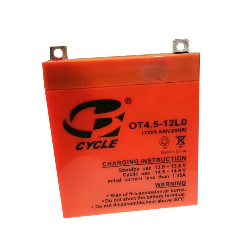 باتری موتور سیکلت سایکل مدل OT4.5-12LO