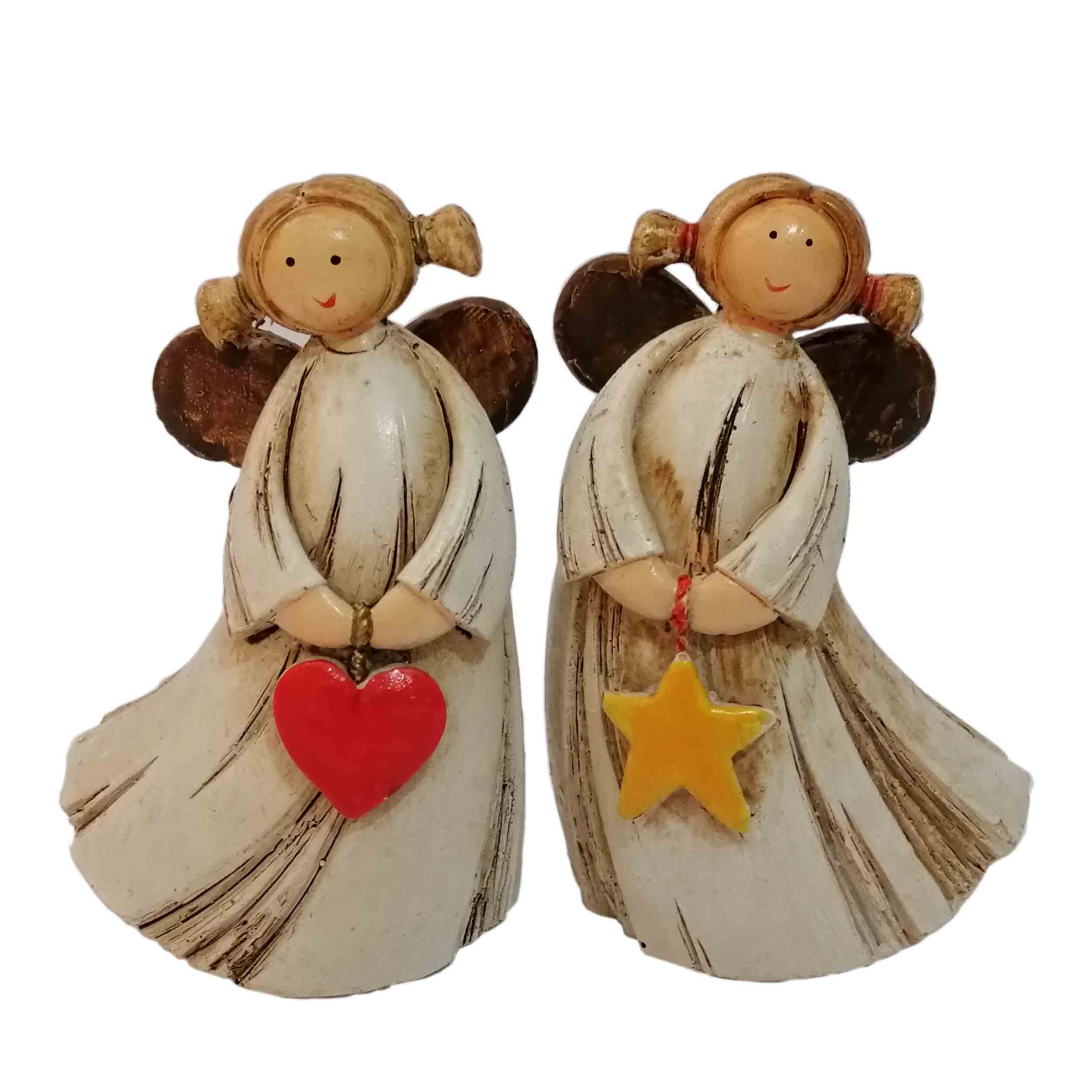 مجسمه طرح فرشته کد 55686 مجموعه 2 عددی