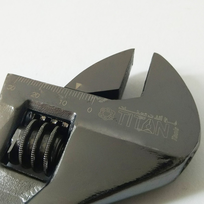 آچار فرانسه تیتان تولز کد 150 سایز 10 اینچ