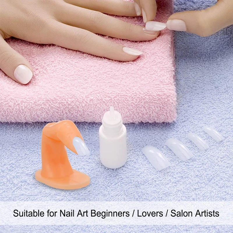 عکس شماره 5 : انگشت مصنوعی کاشت ناخن مدل fn01 مجموعه 5 عددی