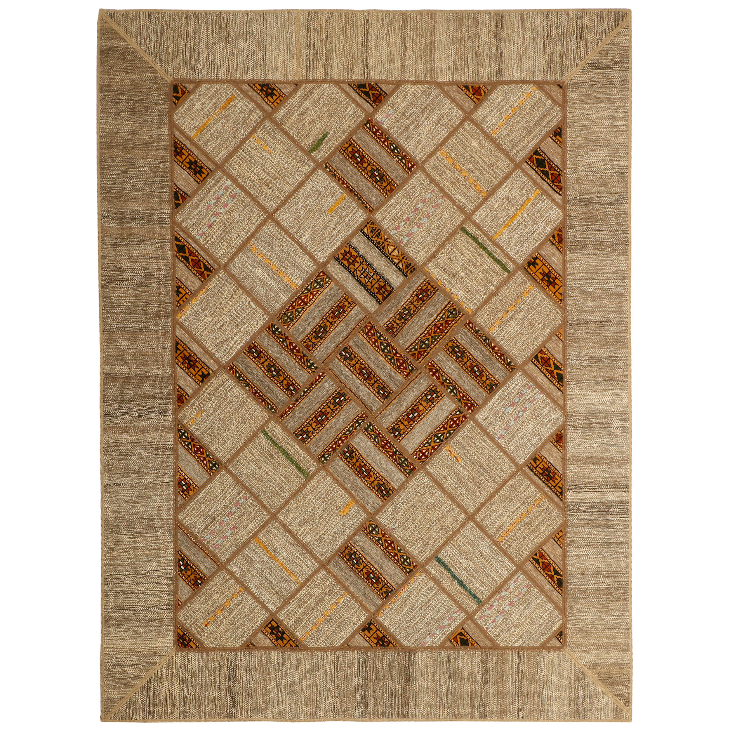 کلاژ گلیم دستبافت سه متری مدل a300 کد 2