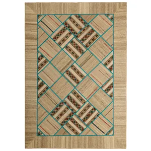 کلاژ گلیم دستبافت چهار متری مدل کلاسیک کد 34