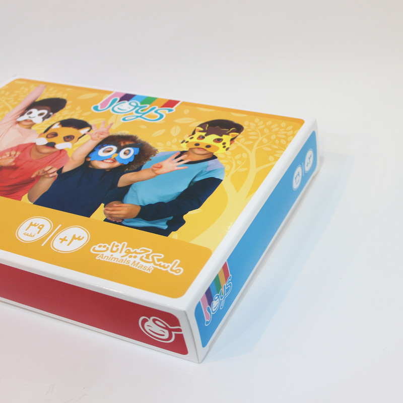 ماسک صورت جویز طرح حیوانات جنگل