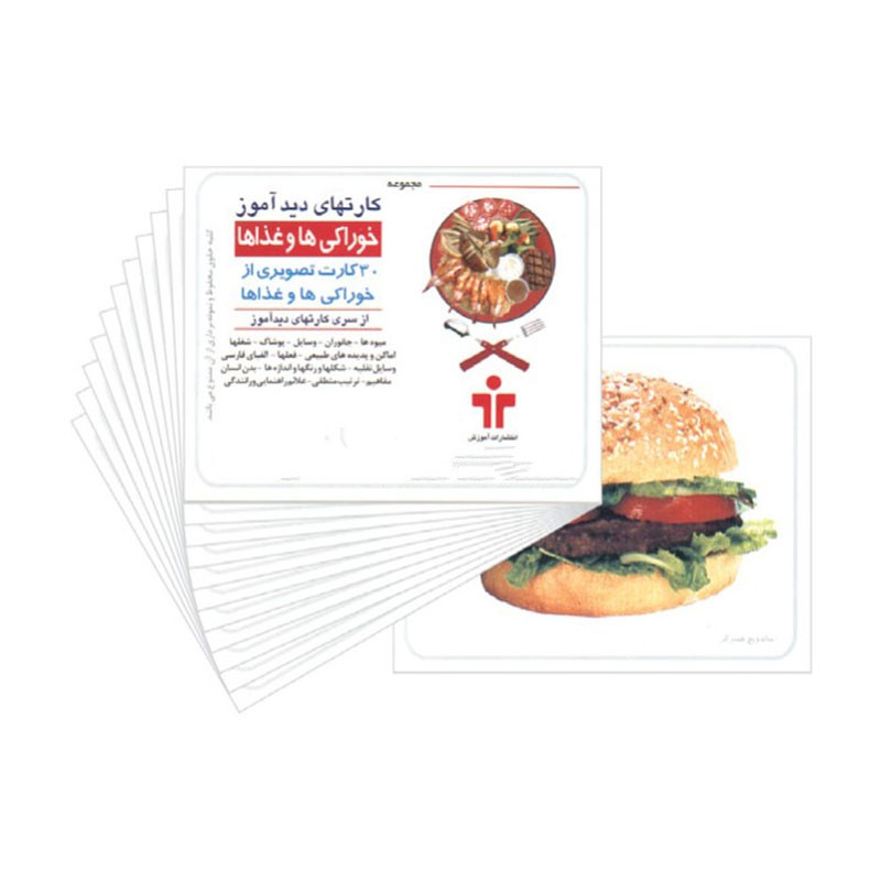 بازی آموزشی دیدآموز طرح خوراکی ها و غذاها کد 250