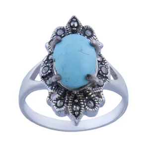   انگشتر نقره زنانه بازرگانی میلادی کد AW_205