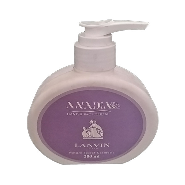 کرم مرطوب کننده آنادیا مدل lanvin حجم 200 میلی لیتر
