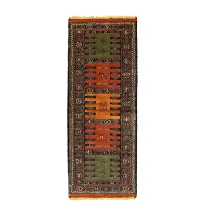 گلیم دستباف قوچان سرزمین فرش کد MG3004-6