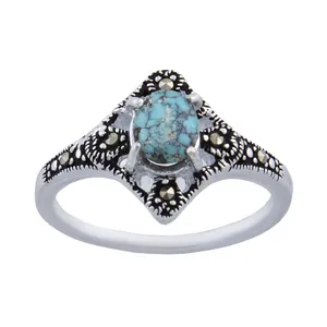   انگشتر نقره زنانه بازرگانی میلادی کد AW_211