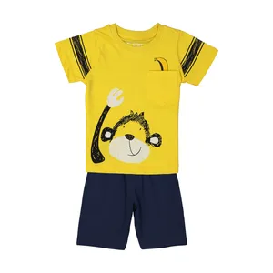 ست تی شرت و شلوارک پسرانه سون پون مدل 1391292-16