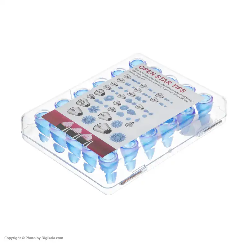 ماسوره شیرینی پزی کد 12 مجموعه 30 عددی