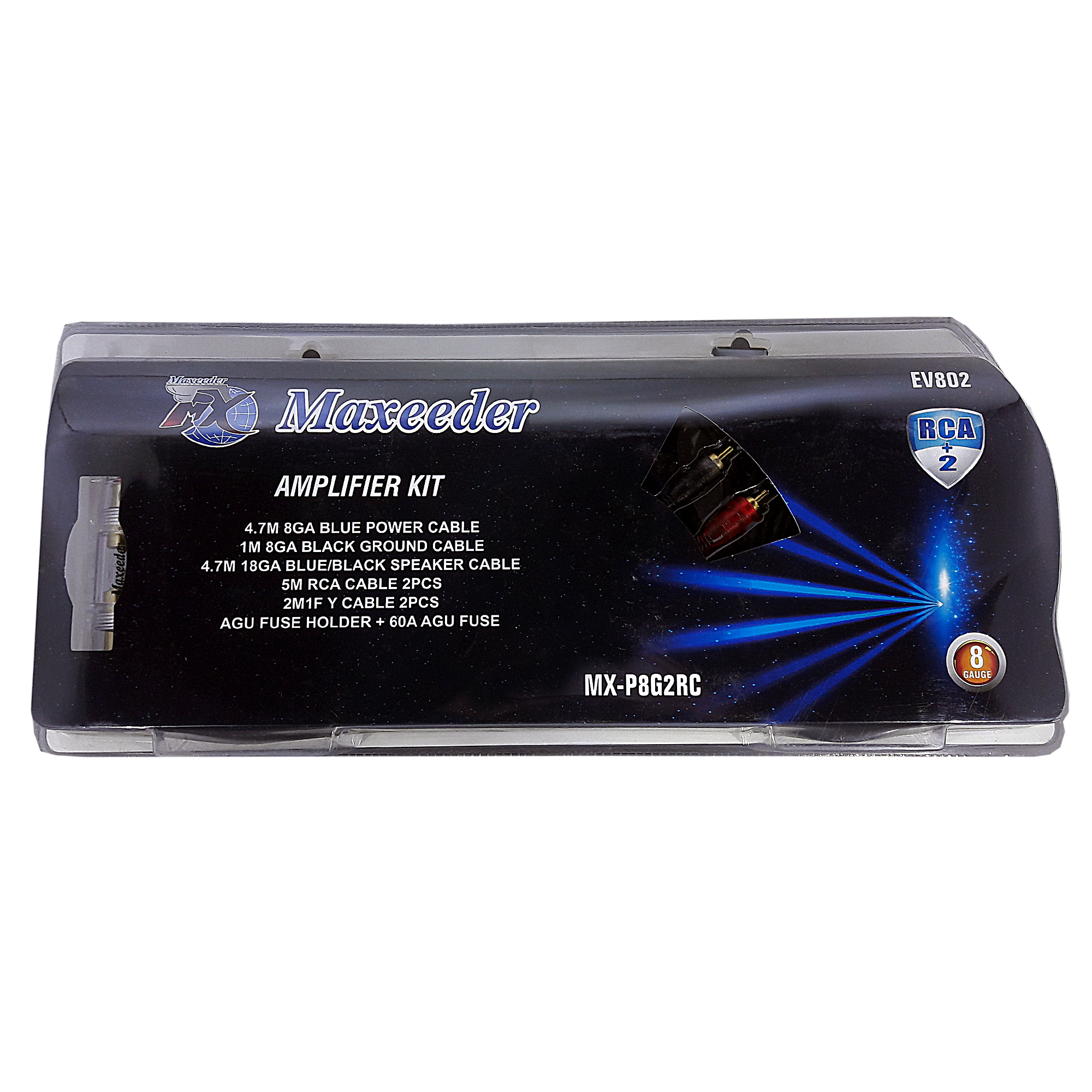 کیت سیم کشی آمپلی فایر مکسیدر مدلMX-P8G2RC