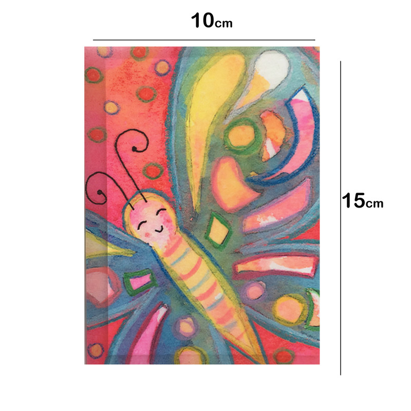 کارت پستال طرح پروانه کد KAL.PARV2