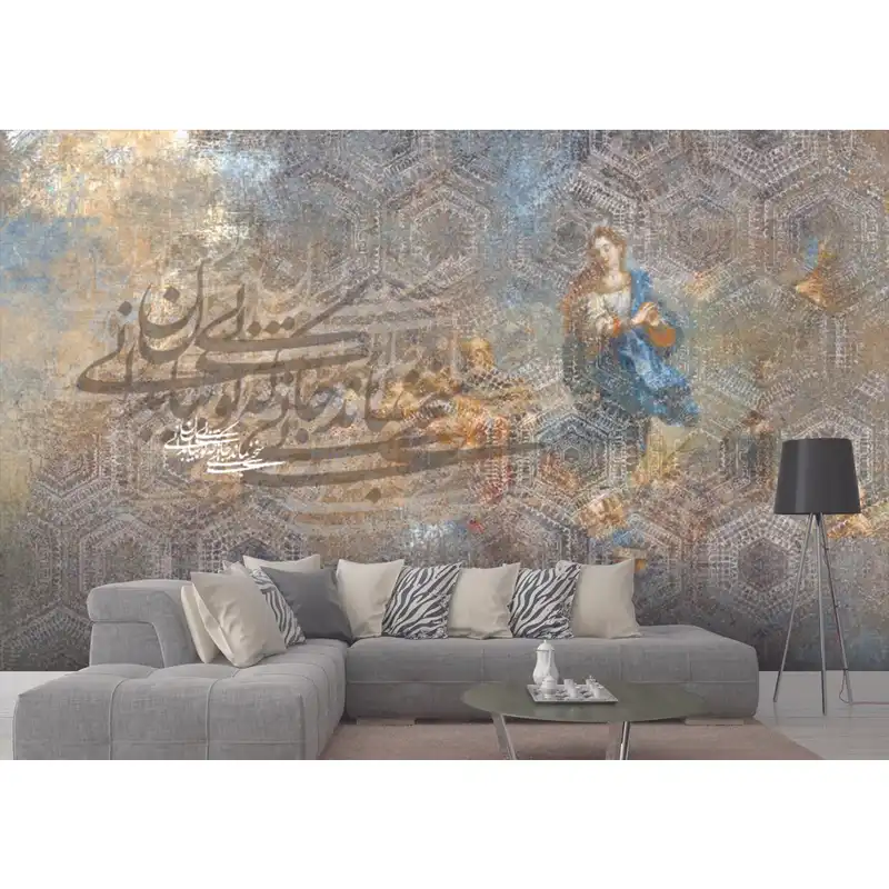 پوستر دیواری ژیوار طرح چهره کد P-012