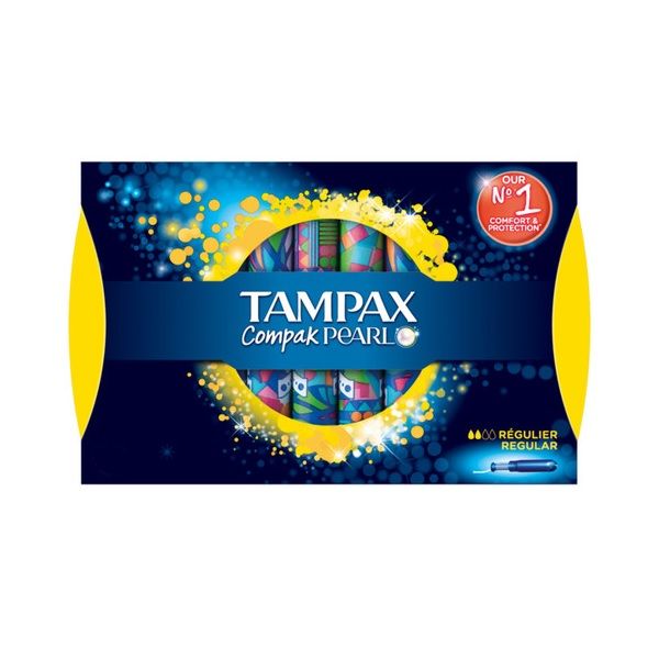 تامپون تامپکس مدل  Pearl compak بسته 24 عددی تامپون تامپکس مدل  Pearl compak بسته 24 عددی