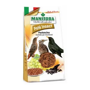 غذای مرغ مینا منیتوبا مدل pate insect وزن 400 گرم