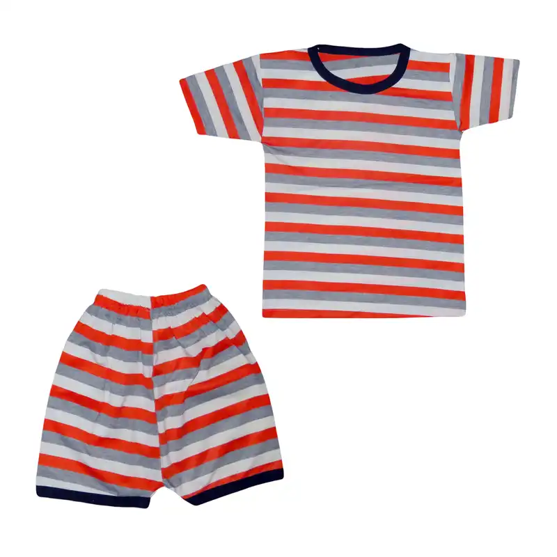 ست تی شرت و شلوارک پسرانه کد 116