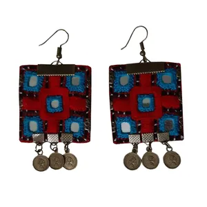 گوشواره سوزن دوزی مدل بلوچ کد A-179