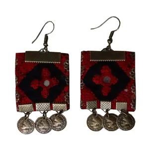  گوشواره سوزن دوزی مدل بلوچ کد A-180