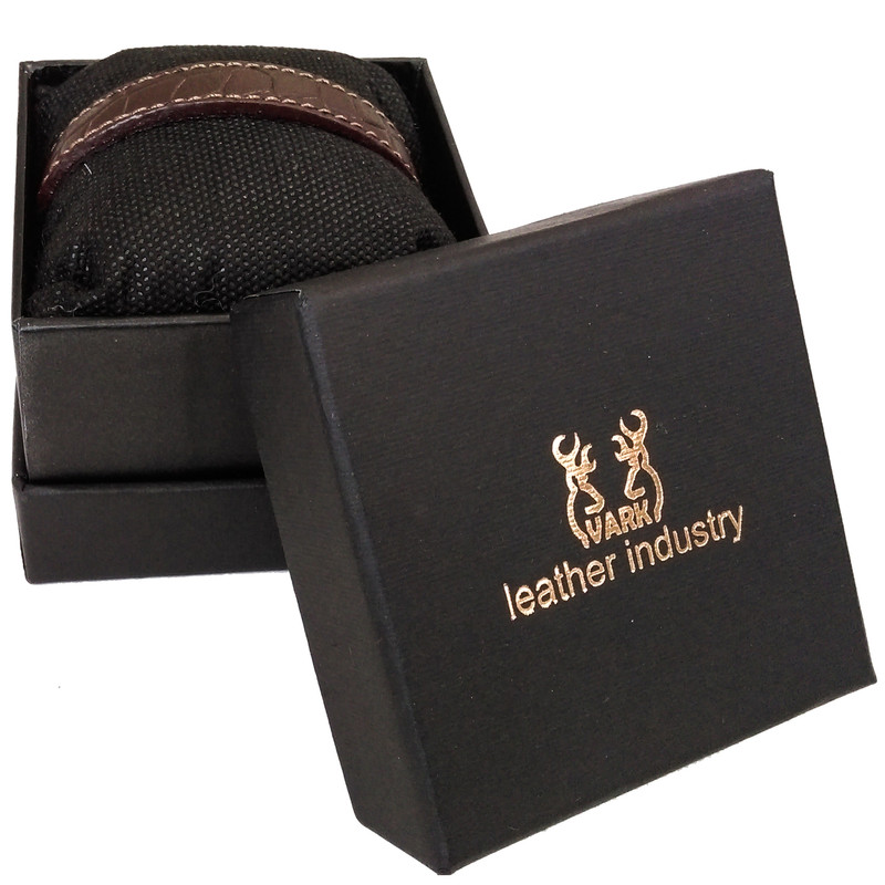 دستبند چرم وارک مدل پرهام rb43