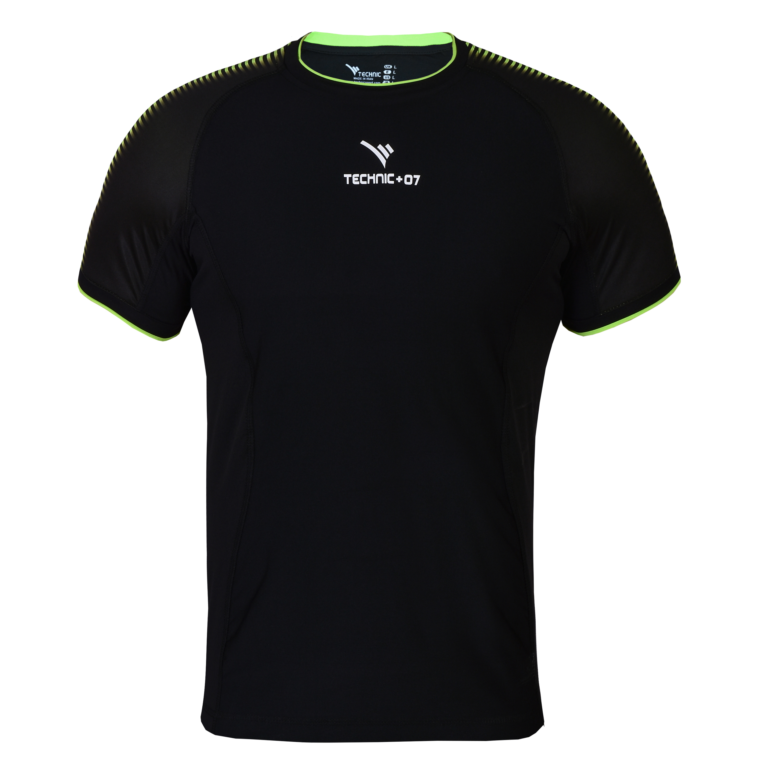 تیشرت ورزشی مردانه تکنیک پلاس 07 کد TS-132-ME-FO