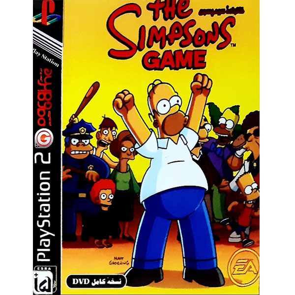 بازی the simpsons  مخصوص PS2 