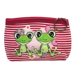 کیف پول دخترانه طرح Lovely Frogs