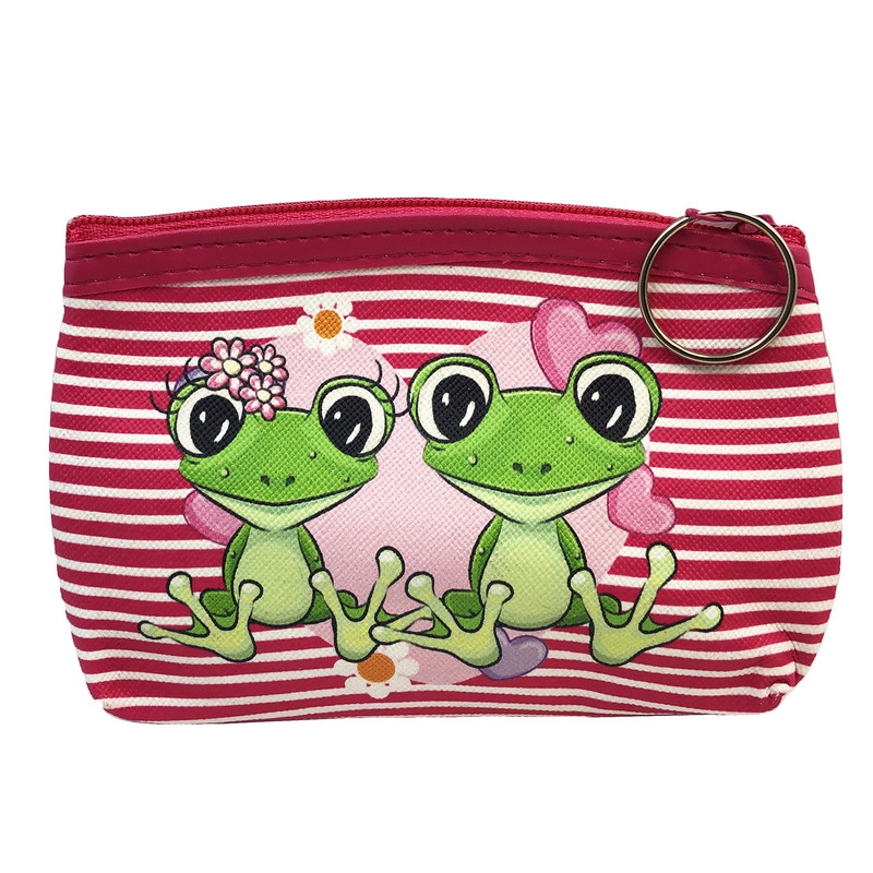 کیف پول دخترانه طرح Lovely Frogs