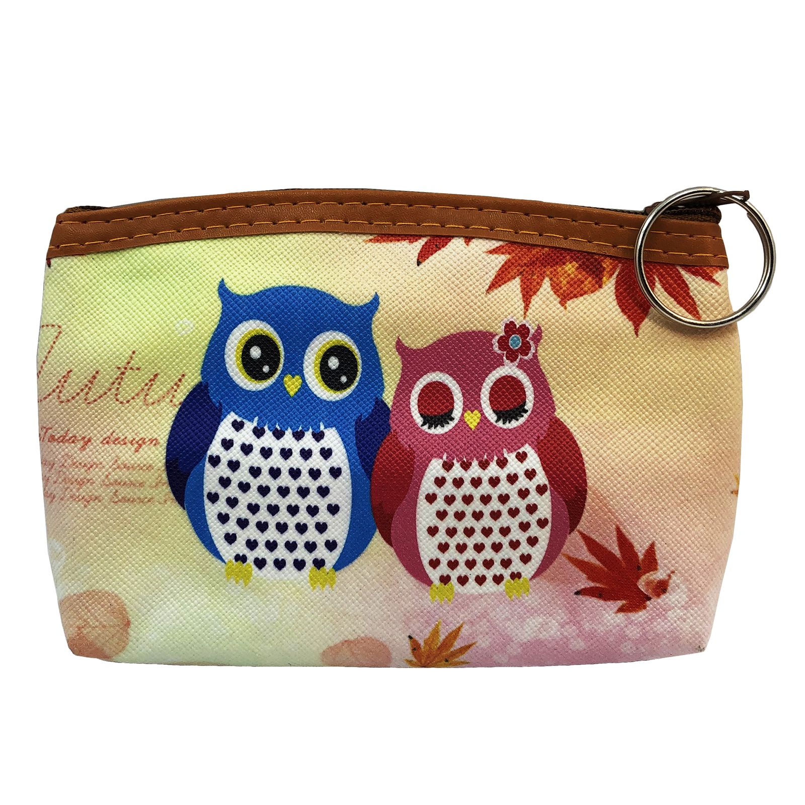 کیف پول دخترانه طرح Owls Couple -  - 2