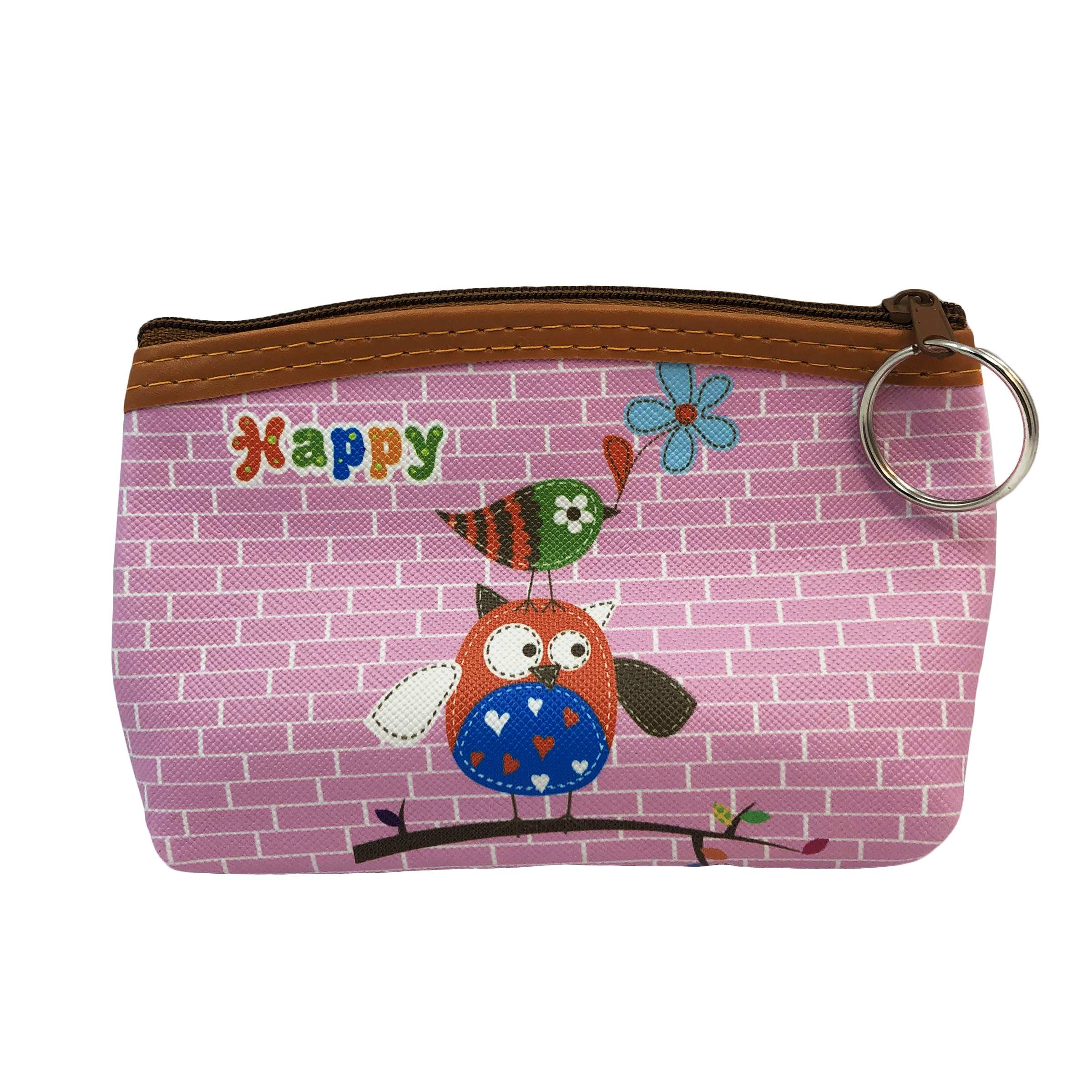 کیف پول دخترانه طرح Happy Birds