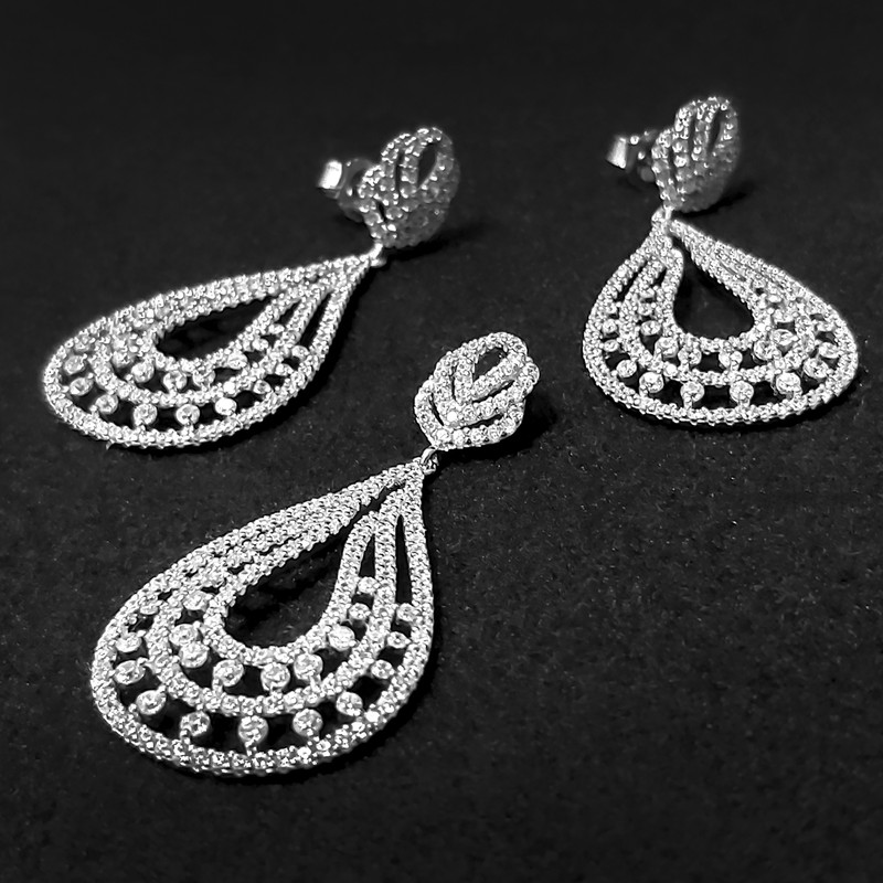 نیم ست نقره زنانه اقلیمه کد NN340 نیم ست نقره زنانه اقلیمه کد NN340