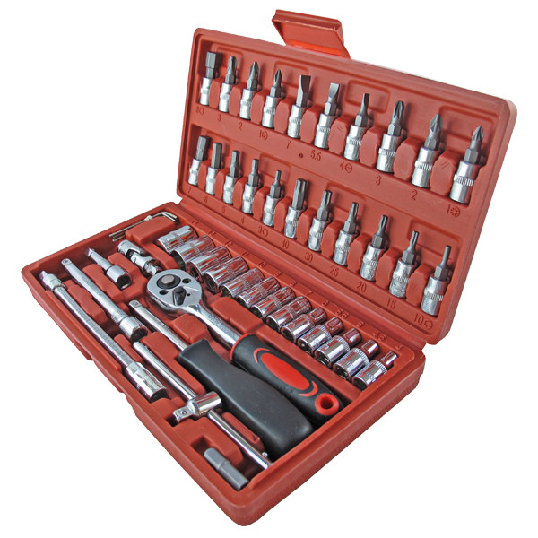 مجموعه 46 عددي آچار بکس مدل SH 1665