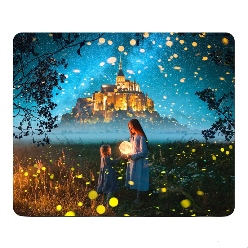 ماوس پد مدل G11 طرح Moon Girl