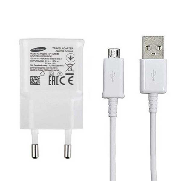 شارژر دیواری مدل ETA-U90EWE به همراه کابل تبدیل microUSB
