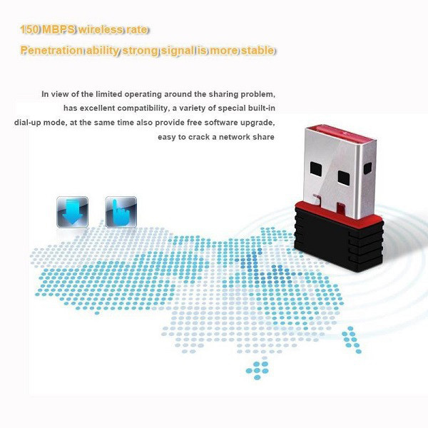 کارت شبکه USB مدل OT-WUA300NM 3