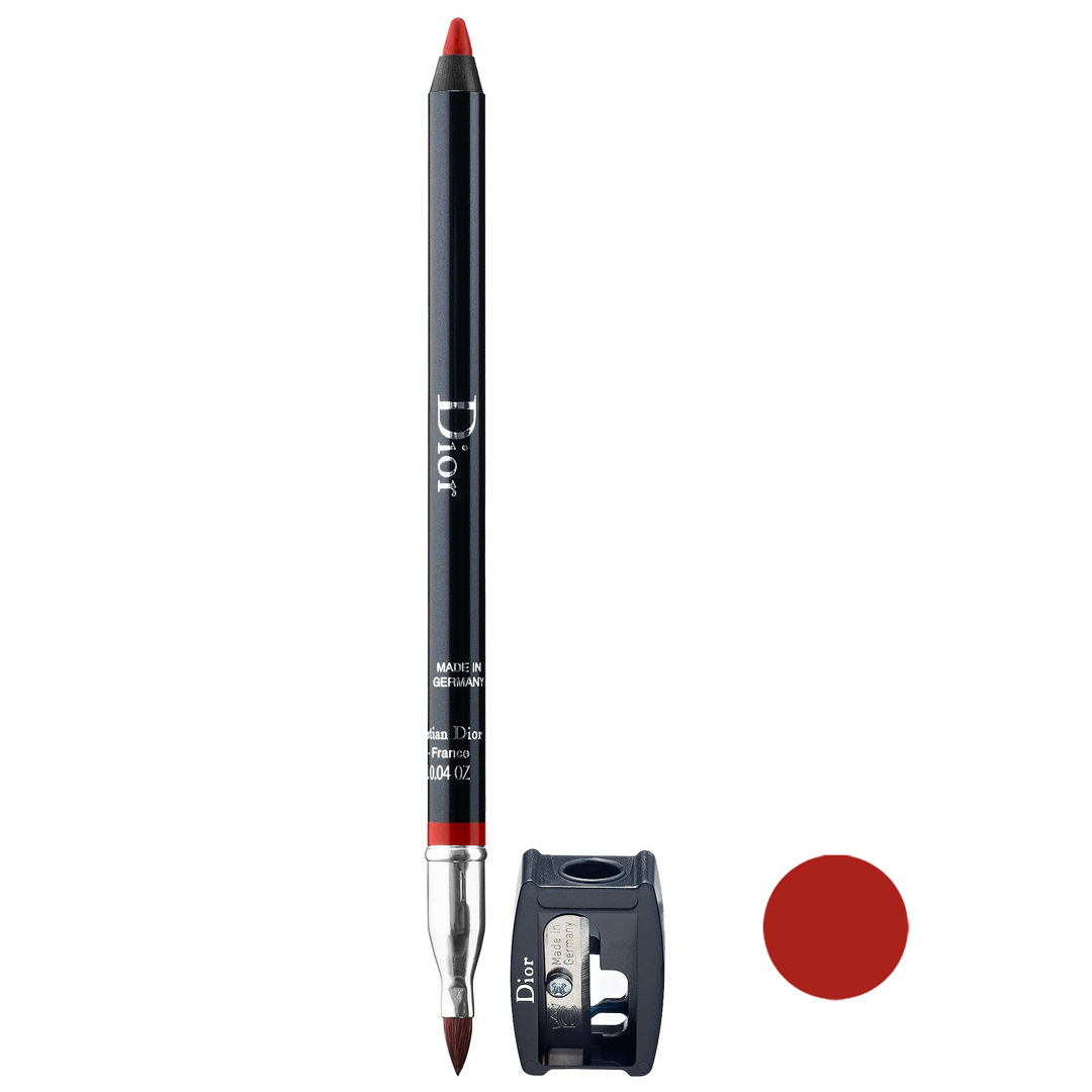 مداد لب دیور مدل Contour شماره 999 به همراه مداد تراش آرایشی