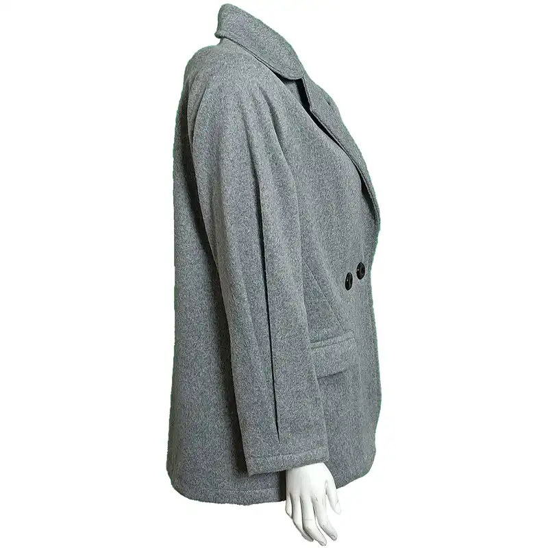 پالتو زنانه بی تی مدل فوتر پوستی کد Gr252 رنگ طوسی