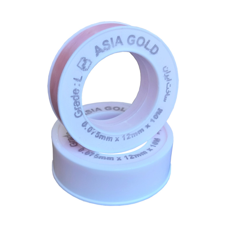 نوار تفلون آسیا طلائی کد 0127 بسته 12 عددی