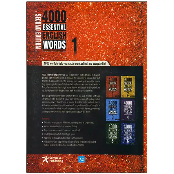 کتاب 4000 Essential English Words اثر Paul Nation انتشارات Compass Publishing شش جلدی