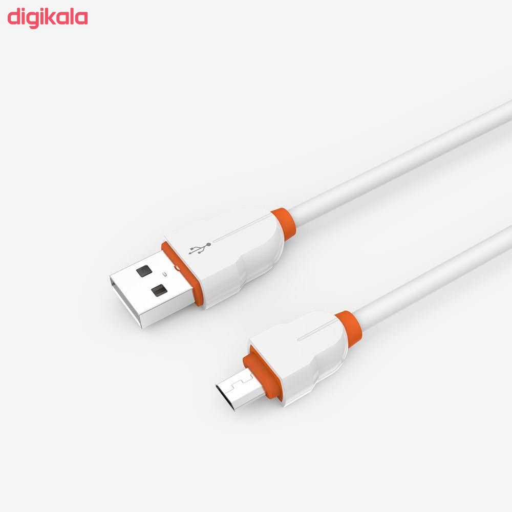 مشخصات قیمت و خرید کابل تبدیل Usb به Microusb الدینیو مدل Ls02 طول 2 متر دیجی کالا