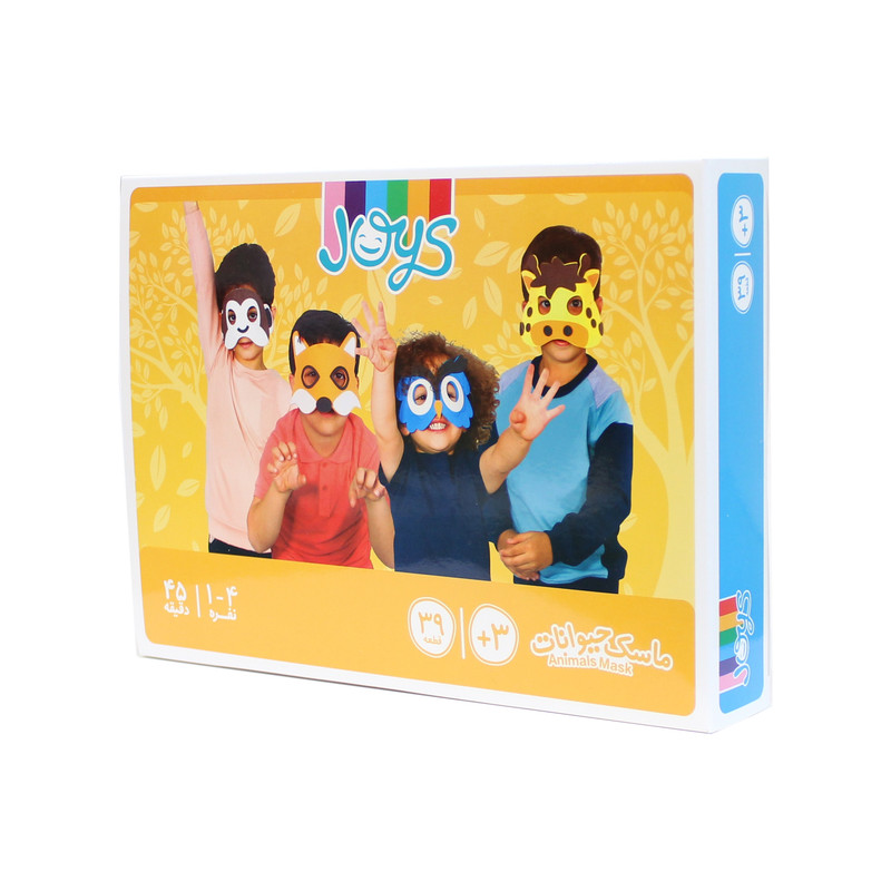 ماسک صورت جویز طرح حیوانات جنگل