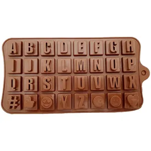 قالب شکلات طرح حروف کد14b
