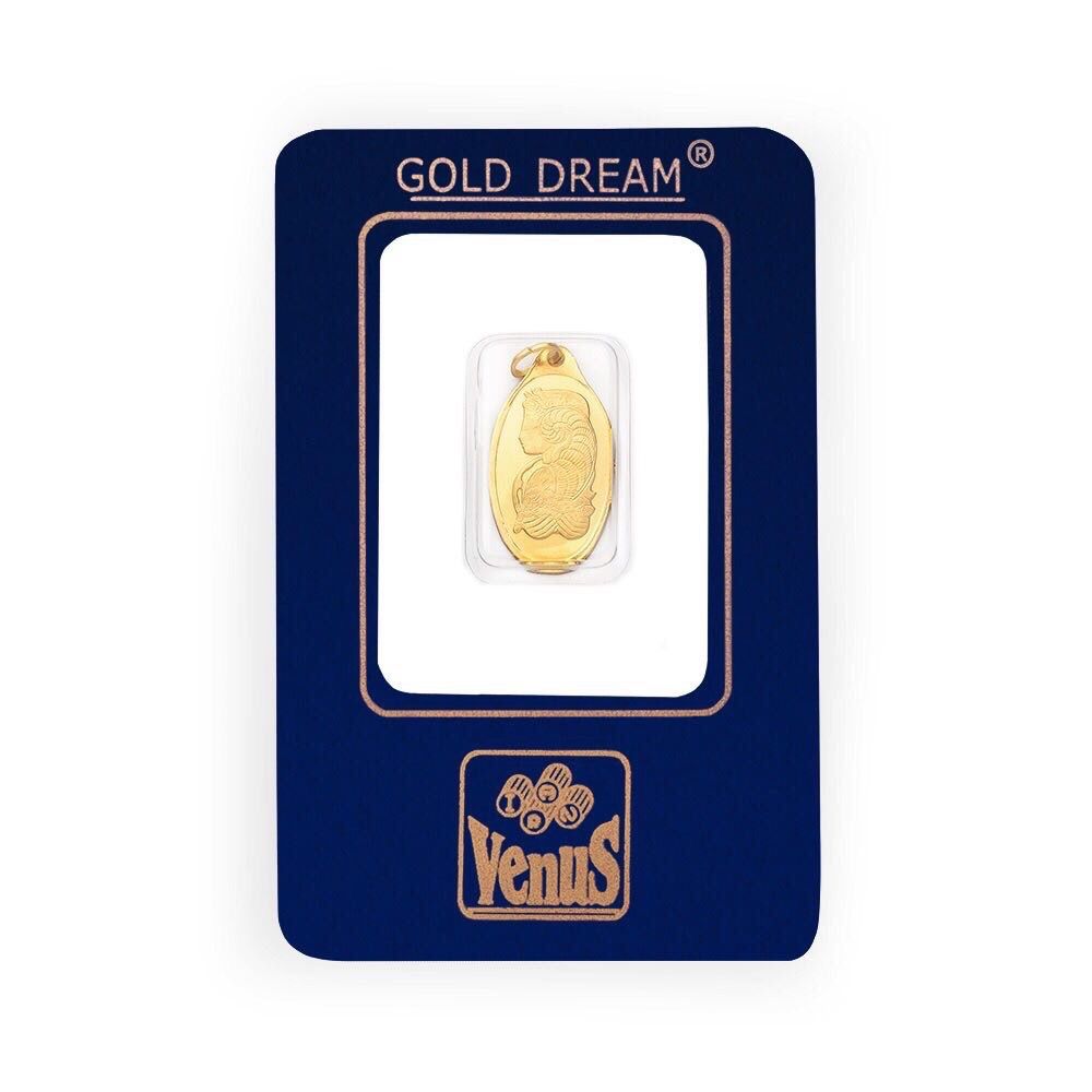 شمش طلا 18 عیار ونوس کد 250 -  - 2
