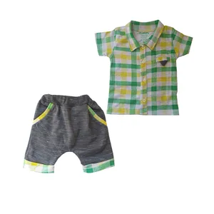 ست پیراهن و شلوارک نوزاد کد P28