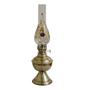 چراغ گردسوز برنجی طرح قاجاری مدل KJ103