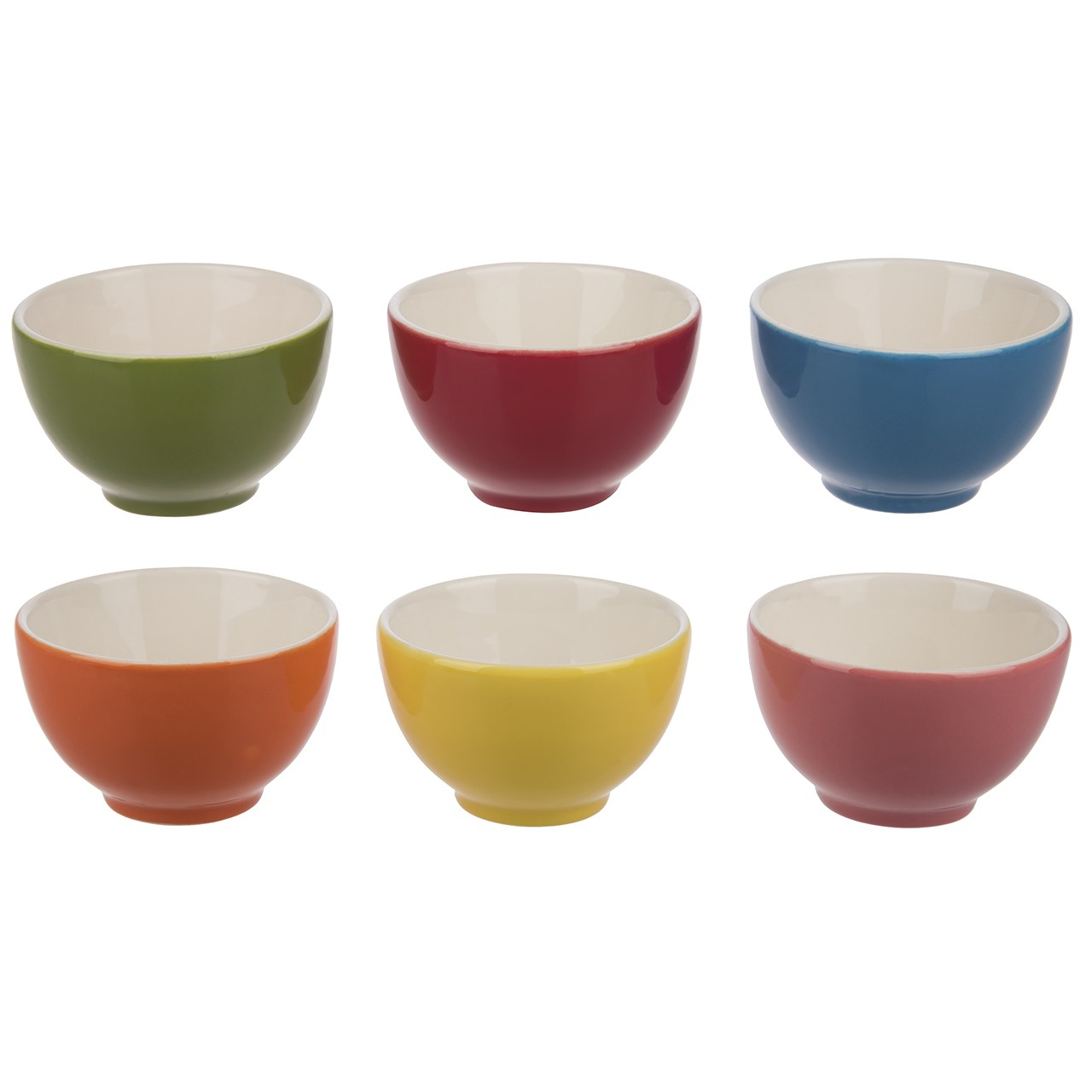 کاسه سرامیک نارنج مدل multicolored - بسته 6 عددی