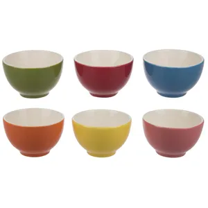 کاسه سرامیک نارنج مدل multicolored - بسته 6 عددی