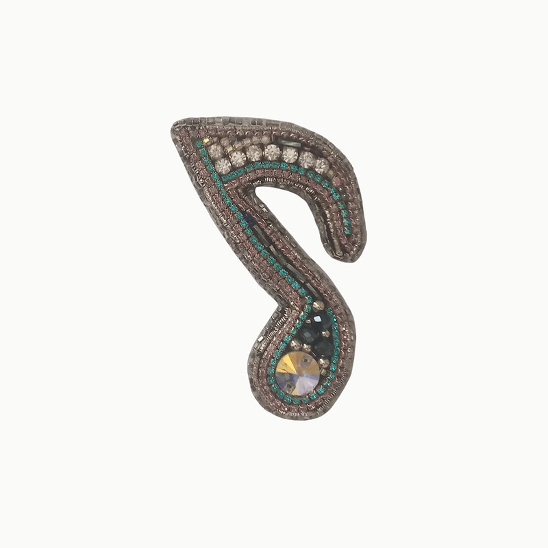 گل سینه زنانه طرح نت موسیقی کد TL05